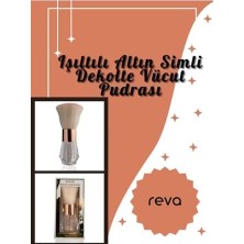 Peri Store Reva Işıltılı Rose Simli Dekolte Vücut Pudrası - Rose Explosion For Decolette - Vegan & Temiz Içerik