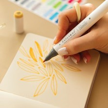 Peri Store 12’li Çift Uçlu Alkol Bazlı Marker Kalem Seti – + Chisel