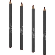 Peri Store Uzun Süre Kalıcı Dağılma Yapmayan Nemlendirici Dudak Kalemi - Lipliner Pencil 06 Soft Brown (4 Paketi)