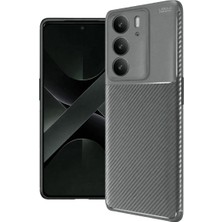 Kordify Realme C75 4g Auto Focus Karbon Kapak – Darbe Emici Karbon Desenli Premium Silikon Kılıf