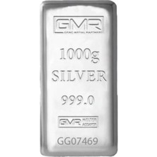 By Devli 1000 Gram Kulçe Gümüş 999,9