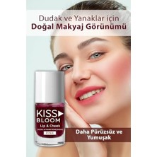 Peri Store Kıss & Bloom Doğal Görünümlü Dudak ve Yanak Renklendirici Lip & Cheek Pink 11 ml