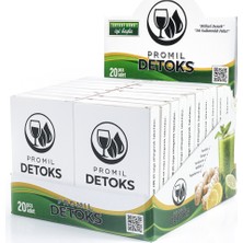 Promil Detoks - Bitkisel Içerikli Toz Içecek - 20' Li Stand