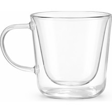 Mira's Coffee Çift Cidarlı Borosilikat Cam Bardak 100 ml – Isı Yalıtımlı, Espresso & Türk Kahvesi Bardağı Bardağı