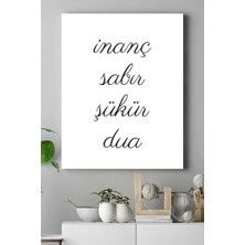 Peri Store (PSTER15728) Inanç Dini Kanvas Tablo 21 x 30