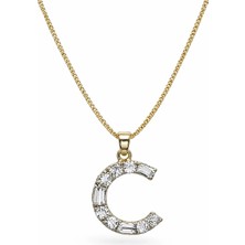 Felix Accessories Luna Harf Kolye - C Harf