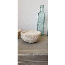 Peri Store El Yapımı Ufak Boy Mum, 2 Fitilli, Çap 10 cm Yükseklik 4 Cm, Dekoratif Ev Aksesuarı