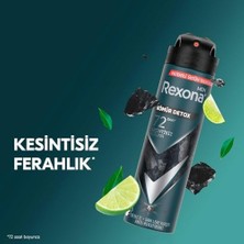 Peri Store Rexona Men Erkek Sprey Deodorant Kömür Detox 150 ml
