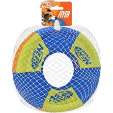 Assess Store Nerf Dog Toss And Tug Ring Köpek Oyuncağı, Frizbi, Hafif, Dayanıklı ve Suya Dayanıklı, 22 cm Çap, Orta/büyük Irklar Için, Iki Paket, Yeşil ve Turuncu