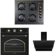 Peri Store Siyah Rustik Set