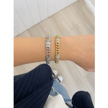 Gizella Xuping Gurmet Model Taşlı Bileklik Gold