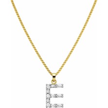Felix Accessories Luna Harf Kolye - E Harf