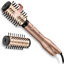 Peri Store Babyliss Hava Üflemeli Döner Başlıklı Saç Şekillendirici Big Hair Dual Rose, 650W, 2 Başlık, Iyon Teknolojisi, AS952E