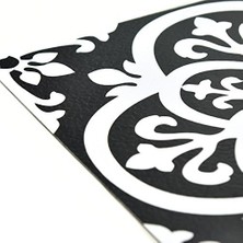 Peri Store FP2475 Gotik Peel & Stick Yer Karosu, Siyah