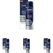 Peri Store Men Erkek Sprey Deodorant Derma Control Clinical 150 Ml, 96 Saat Antiperspirant Koruma,ekstra Kuruluk,alkolsüz (4 Paketi)