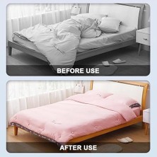 Peri Store Yorgan Kılıfı Sabitleyici Mantar Çarşaf Tutucu Nevresim Örtü Düzenleyici Düğme Seti (Tek, Bej, 4)