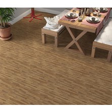 Peri Store Yer Kaplama Zemin Kaplama Folyosu 65X130 cm Ahşap Parke Doku