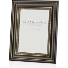 Peri Store Setabianca Frame Black Gold Lace 13 * 18 cm