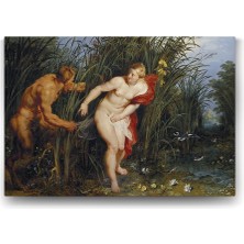 Peri Store Peter Paul Rubens - Pan And Syrinx Tablosu - 60X40CM