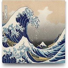 Peri Store Ando Hiroshige - Wave Of Kanagawa Tablosu - 40X40CM