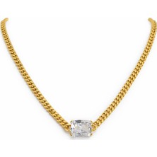 Felix Accessories Crystal Edge Kolye