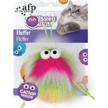 Ilkeshop Afp Furry Ball - Tüylü Renkli Fare Oyuncak Pembe