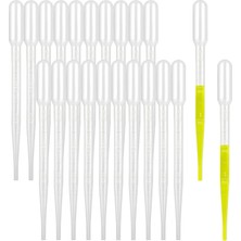 Assess Store Epoksi Reçine Damlalık, Mum Esans Damlalık 9 Adet 3ml Likit Aktarma Pipet, Malzemeleri, Likit Aktarma