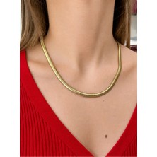 Gizella Xuping Italyan Gold Yassı Zincir
