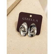 Gizella Xuping Ezme Desenli Plaka Küpe