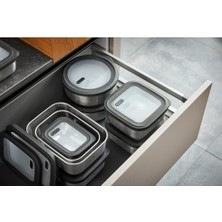 Peri Store Provido Saklama Kabı, Uygulama ile Tazelik ve Saklama Kontrolü, Dikdörtgen, 600 ml