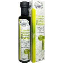 tan organik sarıkantaron & magnezyum &  ıçeren karışık sıvı takviye edici gıda 250ml