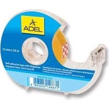 Assess Store Adel Yapışkan Bant 12MMX33M Bant Kesicili 4340123310000