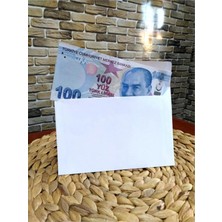 Assess Store 100 Adet Kendinden Yapışkanlı Zarf Davetiye Mektup Para Belge Dilekçe Düğün Kına Nişan Sünnet 16,3cm x 11,5cm 100'LÜ