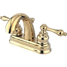 Assess Store KB5612AL Restorasyon 4 Inç Lavabo Bataryası, Parlak Pirinç
