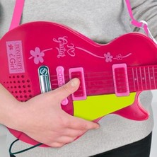 Assess Store Bontempi Icom 24 5872 Rock Gitar Ayaklı Mikrofonlu, Pembe