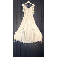 Aashiv's Collection Plaj Elbisesi Pamuklu Askılı