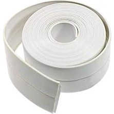 Assess Store Su Sızdırmaz Banyo Mutfak Kenar Lavabo Bandı 3.2 Metre, Beyaz