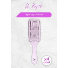 Assess Store Professional Üç Boyutlu Saç Fırçası Vegan Lila 5853 x 4 Adet