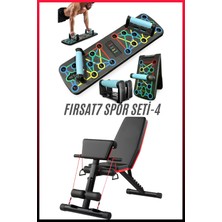 Spor Seti 4 | Profesyonel Bench Press Sehpası Katlanabilir  |  Katlanabilir Şınav Tahtası
