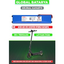 Global Batarya Acer AES013 Uyumlu Elektrikli Scooter Bataryası 36V 7800MAH Li-Ion Pil Orijinal Kapasite