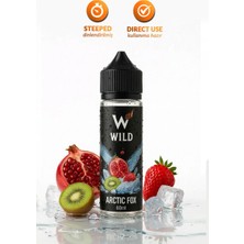 Wild Arctic Fox - Premium Likit Aroma 50ML - Nar, Çilek, Kivi, Buz - Likit Tatlandırıcı