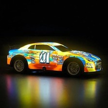 Peri Store Oyuncak 2.4 Ghz Rc Full Fonksiyon LED Işıklı Gövde 1:22 Şarjlı Uzaktan Kumandalı Arabası (Sarı)