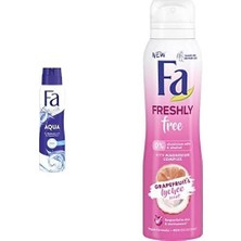 Assess Store Fa Aqua Fresh Deniz Ferahlığı Deosprey 150 ml ve Fa Freshly Greyfurt & Liçi Deosprey 150 ml Kadın