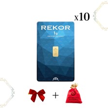 Victoria 10 Adet 1 gr 24 Ayar Altın ( Rekor )