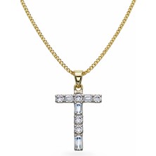 Felix Accessories Luna Harf Kolye - T Harf