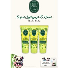 Peri Store Doğal Zeytinyağlı El Kremi 3 Adet 50 ml ve Rosıe 60'lı Pamuk
