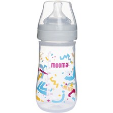 Mooma Neeko Konfeti Desenli Biberon 250 ml Hızlı Akış (2 Adet)