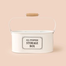 Matmel Bath Bölmeli Organizer Sepet - Beyaz - 4 Lt