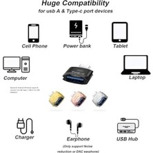 Peri Store Windows Ile Uyumlu 3.0 USB Type-C Usb-A 3.0 USB Adaptörü (Type-C Dönüştürücü Otg Metal Adaptör) Tip-C Dönüştürücü O193 (Siyah)