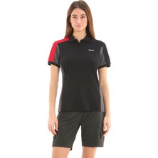 Slam Lacivert Kadın Polo Yaka Regular Fit T-Shirt A908005S00_ACT Ws Logo Tactel